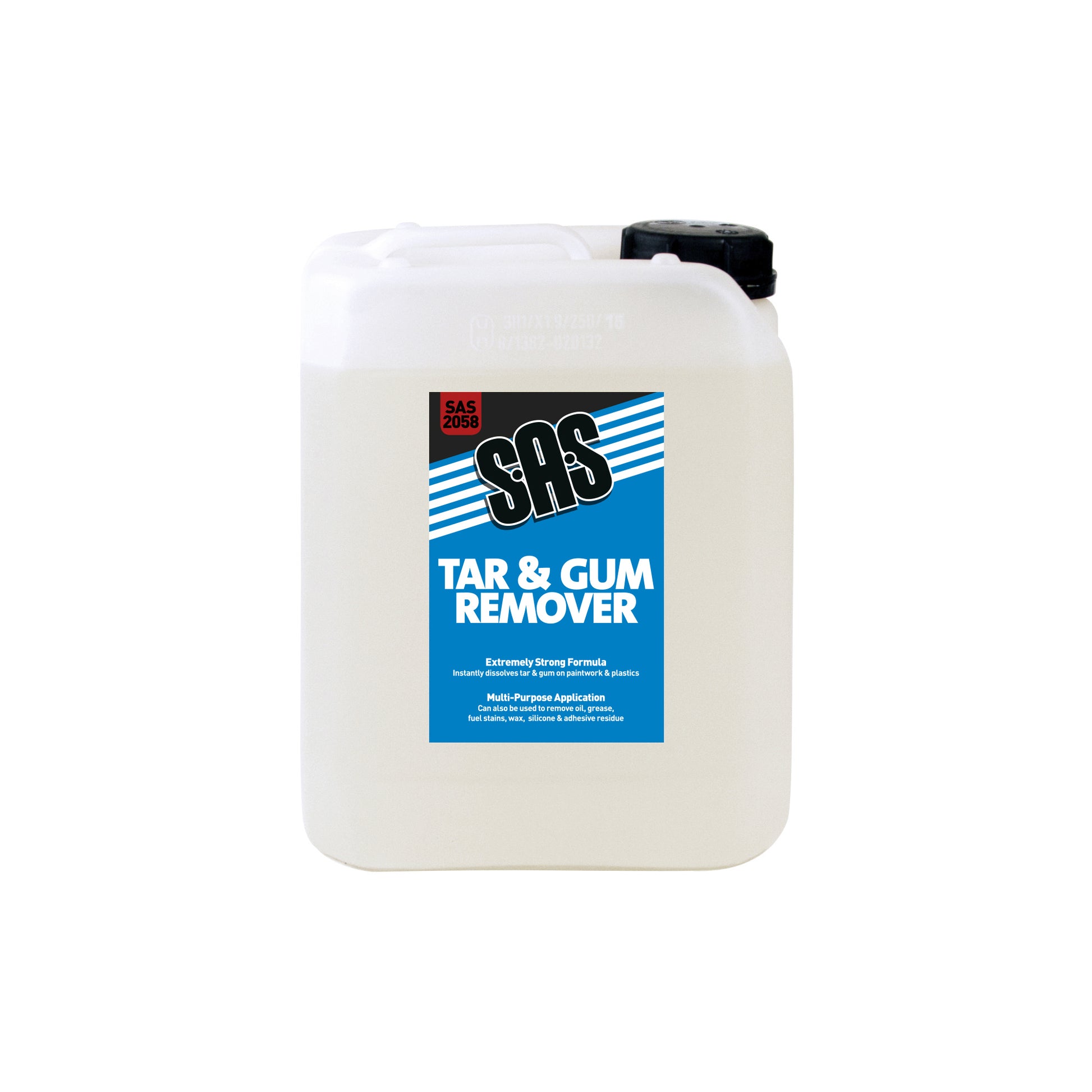 SAS Tar & Gum Remover 5L Strong Formula Instantly Dissolves Tar Gum Oil Grease Residue Qty 1