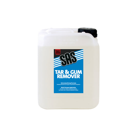 SAS Tar & Gum Remover 5L Strong Formula Instantly Dissolves Tar Gum Oil Grease Residue Qty 1