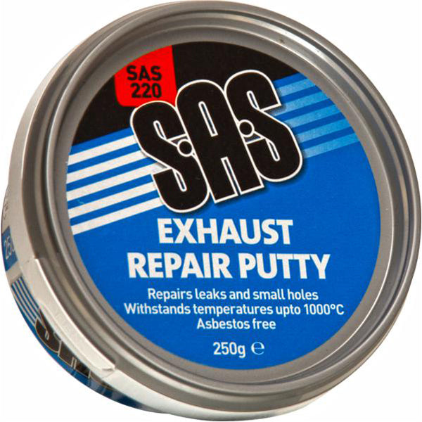 SAS Exhaust Putty - 250g Tub, High Temp up to 1000°C, Asbestos?Free Box of 12
