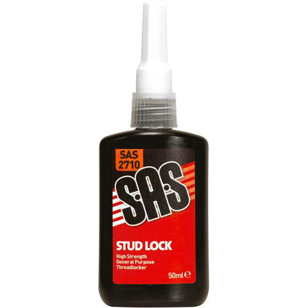 SAS Stud Lock - High Strength, 50ml Bottle, Corrosion Resistant, For Critical Assemblies Box of 12