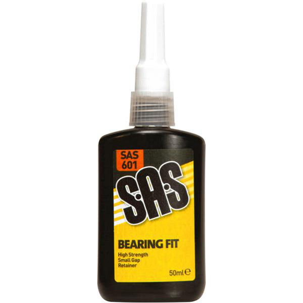 SAS Bearing Fit Retainer - Medium Strength, 50ml Bottle, Cyclic Load Retention, 12hr Cure Qty 1