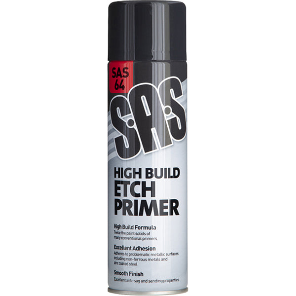 SAS High Build Etch Primer - 500ml Aerosol Qty 6