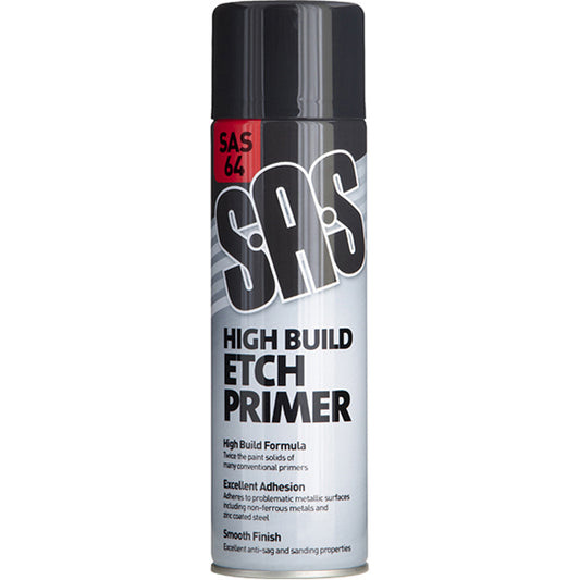 SAS High Build Etch Primer - 500ml Aerosol Qty 6