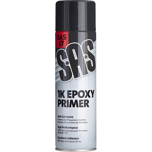 SAS Epoxy Primer - 500ml Aerosol, Matt Red Oxide Qty 6