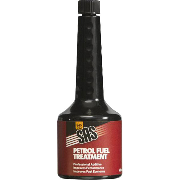 SAS Petrol Fuel Treatment - 12 x 250ml Bottles, Improves Economy, Neutralises Acids, Reduces Emissions Box of 12