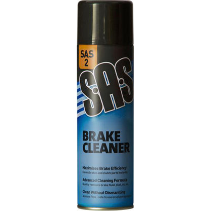 SAS Cleaning Pack Assorted 6x500ml Aerosols Brake Cleaner Electrical Leak Detector Set of 6