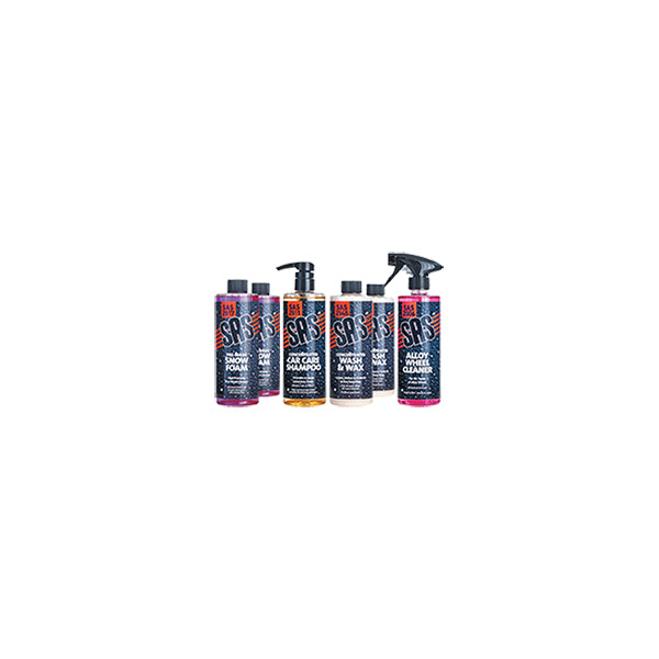 SAS Exterior Detailing Pack 500ml Pre Wash Snow Foam Wash & Wax Shampoo Qty 6