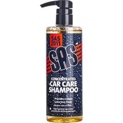 SAS Exterior Detailing Pack 500ml Pre Wash Snow Foam Wash & Wax Shampoo Qty 6