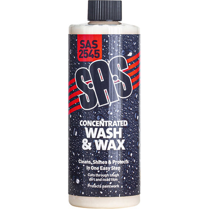SAS Exterior Detailing Pack 500ml Pre Wash Snow Foam Wash & Wax Shampoo Qty 6
