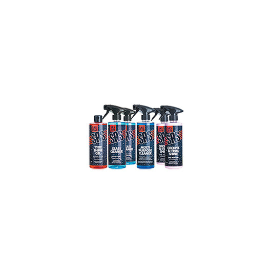 SAS Exterior Polish Detailing Pack 500ml High Gloss Cutting Paste Polish Set Qty Set of 6