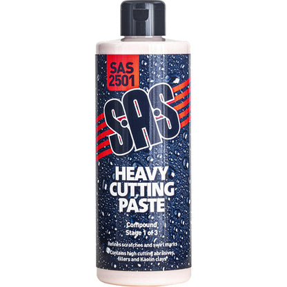 SAS Exterior Polish Detailing Pack 500ml High Gloss Cutting Paste Polish Set Qty Set of 6