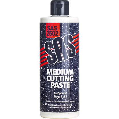 SAS Exterior Polish Detailing Pack 500ml High Gloss Cutting Paste Polish Set Qty Set of 6