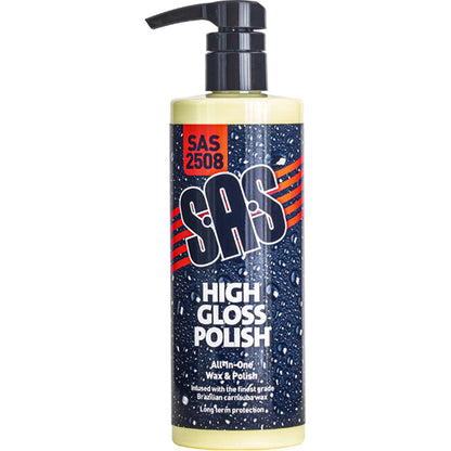 SAS Exterior Polish Detailing Pack 500ml High Gloss Cutting Paste Polish Set Qty Set of 6