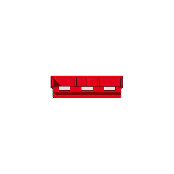 SSI Schaefer Storage Bin Red 350x450x145mm Polyethylene Label Holder Pack 10