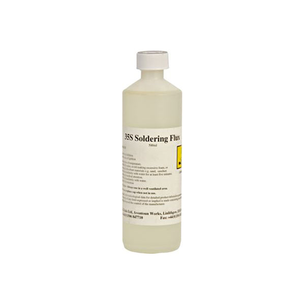 Soldering Flux - Liquid, 500ml Bottle, Zinc Chloride, Rosin?Free Qty 1