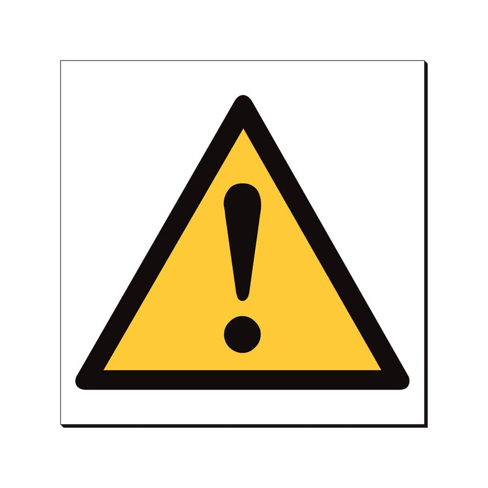 Warning Triangle Safety Sign 360x350mm Waterproof 3 mm Foamex Board Qty 1