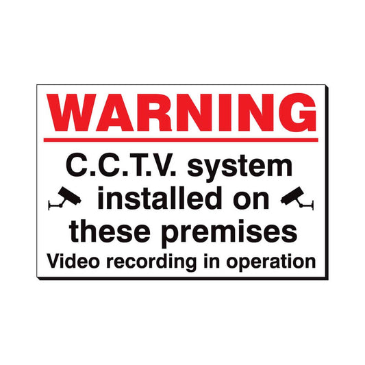 Warning CCTV In Operation Sign 360x240mm Foamex Qty 1