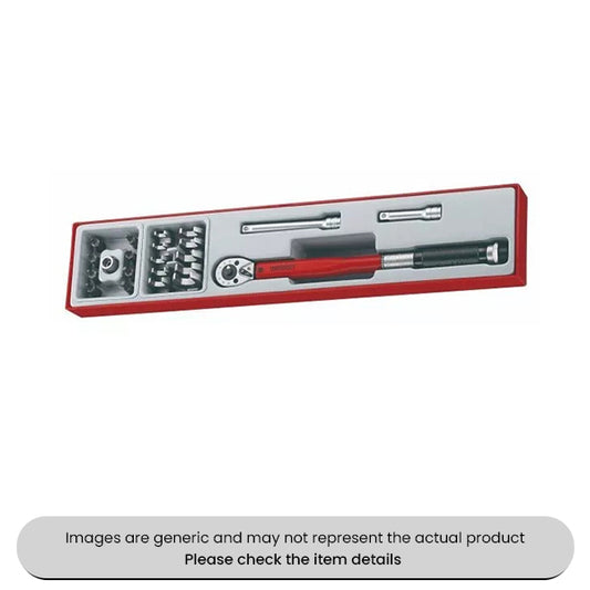 Torque Wrench Set 3/8" Drive 22 Piece 3" & 5" Extension Bars Pack Qty 1