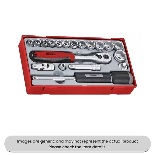 Socket Set 3/8" Drive Metric 19 Piece Pack Qty 1