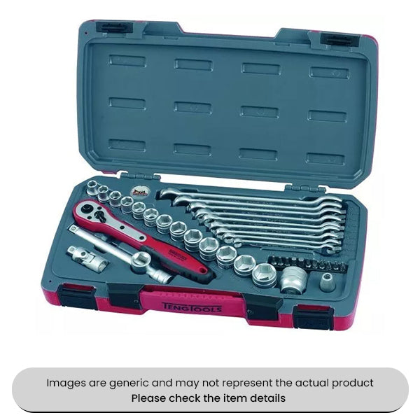 Socket & Spanner Set 3/8" Drive 39 Piece Pack Qty 1