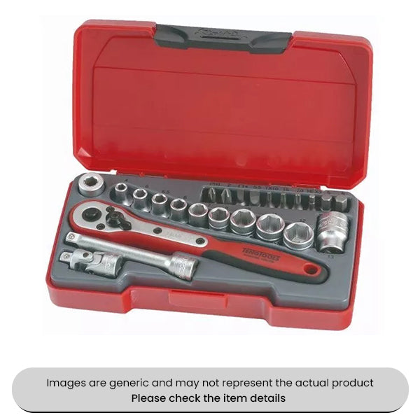Socket Set 1/4" Drive 24 Piece Pack Qty 1