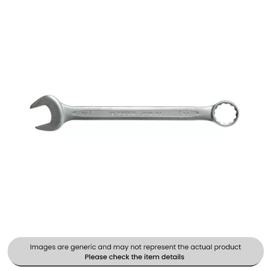 Chrome Vanadium Combination Spanner Metric 12 Point Ring End 6X100MM Pack Qty 1