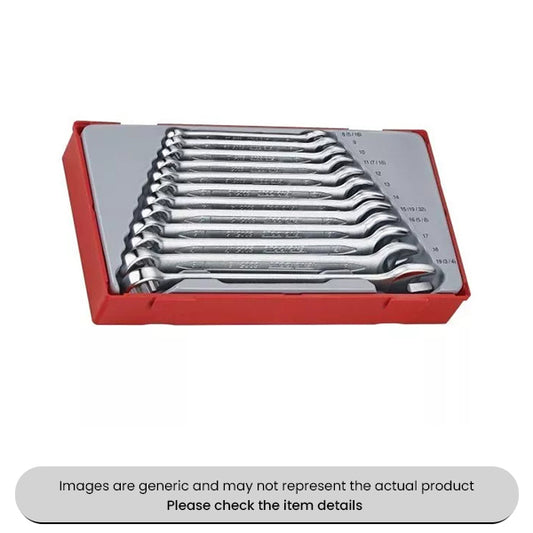 Chrome Vanadium Combination Spanner Set Metric 12 Piece Pack of 1