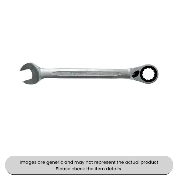 Chrome Vanadium Ratchet Combination Spanner 12 Point Ring 8MM Pack Qty 1