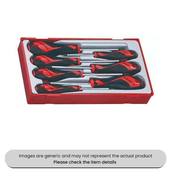 TX Screwdriver Set 7 Piece With TT-MV Plus Steel Blades Pack Qty 1