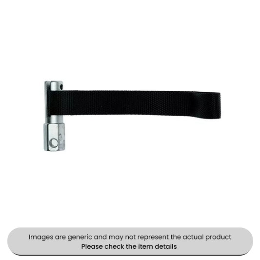 Oil Filter Wrench Nylon Webbing Strap 1/2" Drive 130mm Pack Qty 1