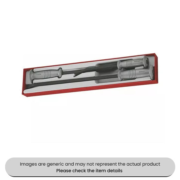 Pry Bar Set Heavy Duty 3 Piece With Power Thru Handles Pack Qty 1