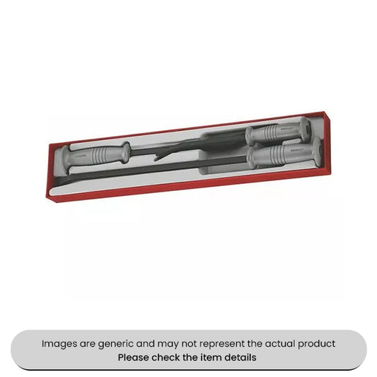 Pry Bar Set Heavy Duty 3 Piece With Power Thru Handles Pack Qty 1