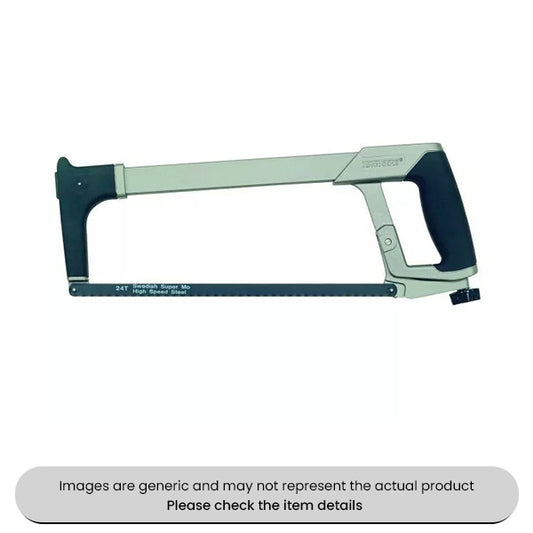 Steel Hacksaw Frame Aluminium Handle 24TPI 12" Pack Qty 1