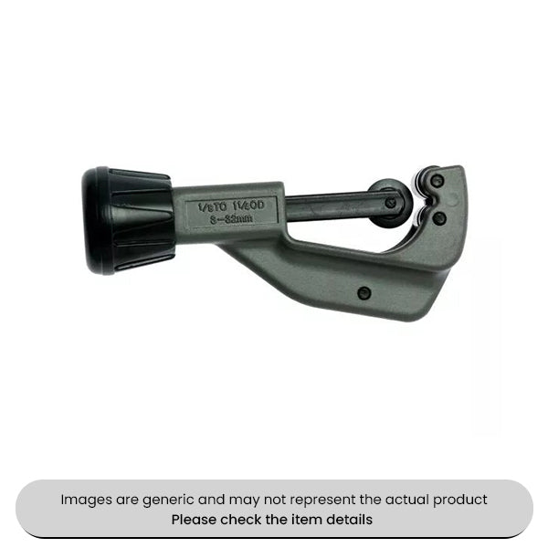 Pipe Cutter Heavy Duty 3-22mm With Spare Blade & Retractable Reamer Pack Qty 1