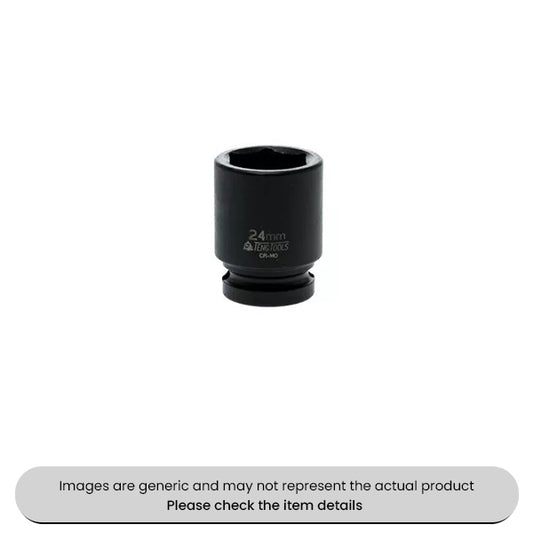 Impact Sockets Regular 1/2" Drive, DIN Standard, 10MM Metric, 6 Point Pack Qty 1