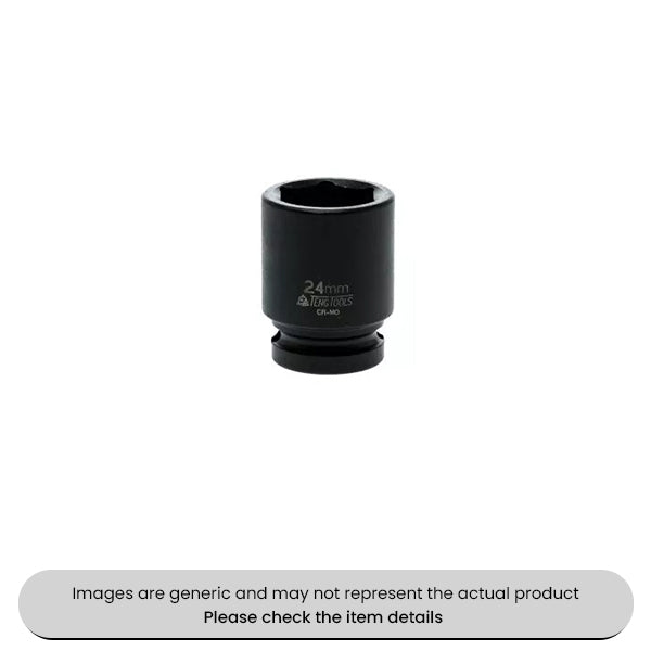 Impact Sockets Regular 1/2" Drive, DIN Standard, 19MM Metric, 6 Point Pack Qty 1