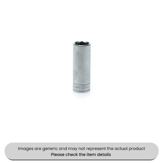 Chrome Vanadium Sockets 1/4" Drive, 12MM Deep Metric Pack Qty 1