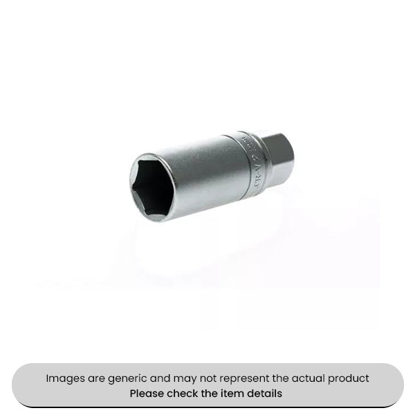 Chrome Vanadium Spark Plug Sockets 3/8" Drive, 21MM 6 Point Pack Qty 1