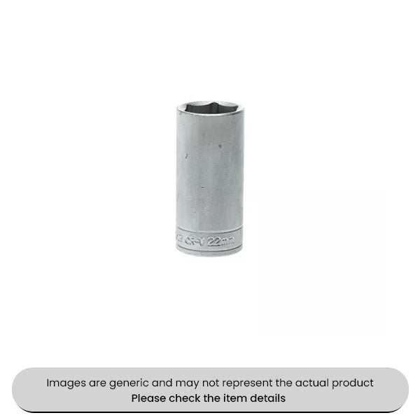 Chrome Vanadium Sockets 3/8" Drive, 19MM Deep Metric Pack Qty 1