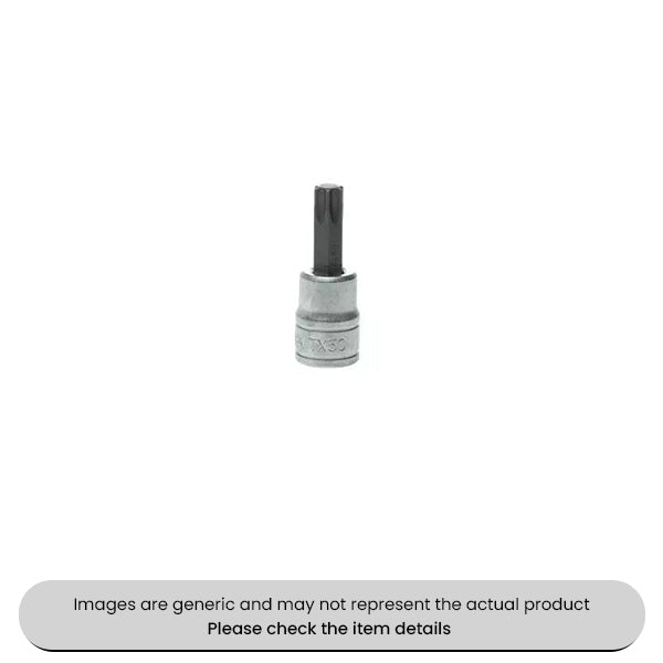 Chrome Vanadium Socket Bits 3/8" Drive, TX25 Pack Qty 1