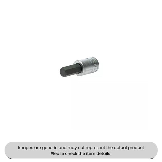 Chrome Vanadium Socket Bits 3/8" Drive, 5MM Metric Hex Pack Qty 1