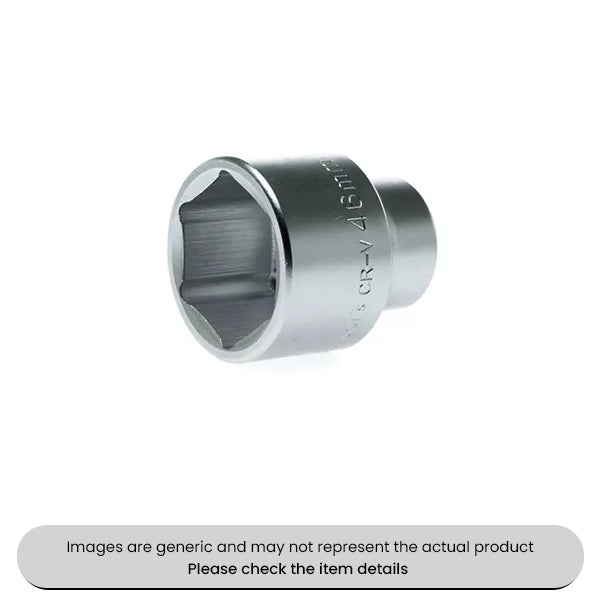 Chrome Vanadium Sockets Regular 3/4" Drive, 24MM Metric 6 Point Pack Qty 1