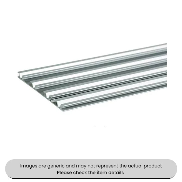 Aluminium Socket Rail 1M Four Track Pack Qty 1