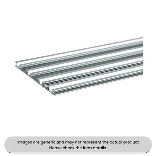 Aluminium Socket Rail 1M Four Track Pack Qty 1