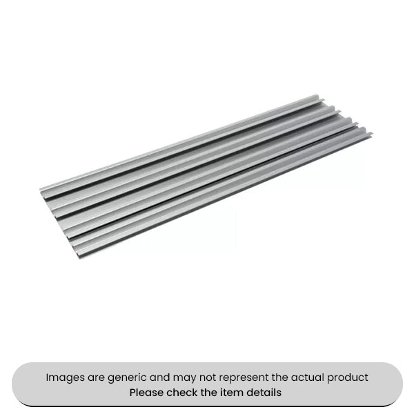 Aluminium Socket Rail Tray 450mm Four Track Clip Pack Qty 1