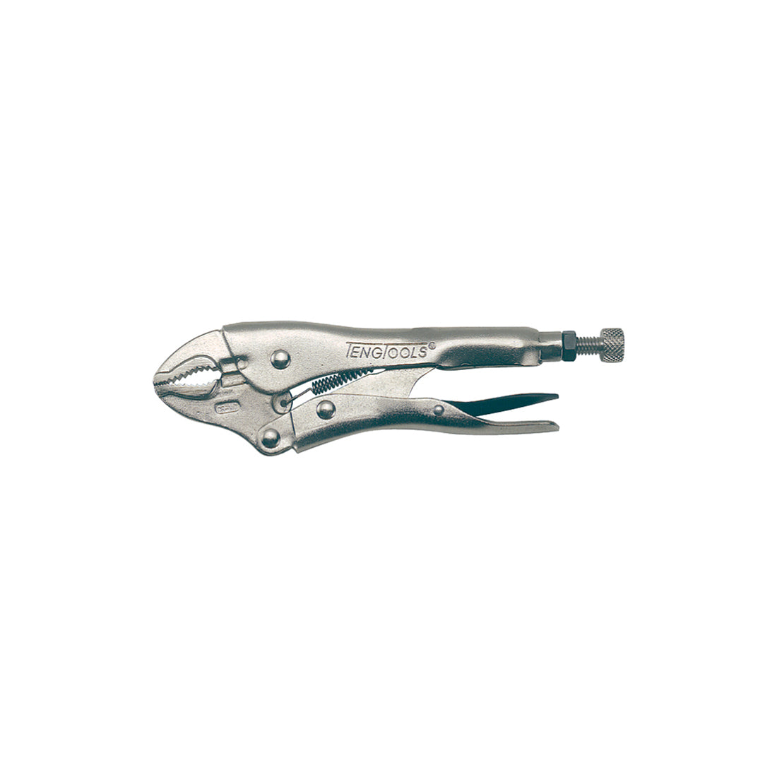 TENG Locking Pliers - Curved Jaws with Cutter, 10" (250mm), Wire Cutter/Crimper Action Qty 1