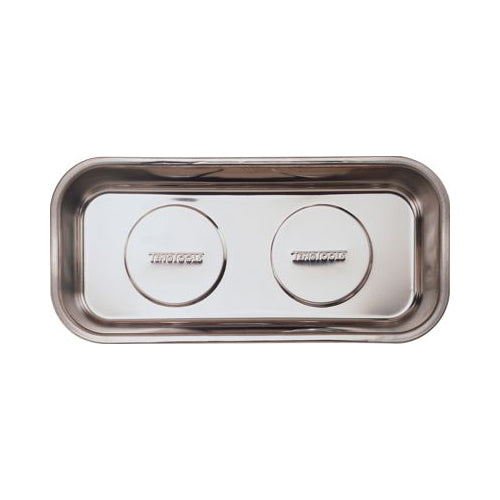 TENG Deep Magnetic Bits Tray - Large Stainless Steel Tray, Rubber Protected Magnets, Extra Depth for Bulkier Items Qty 1