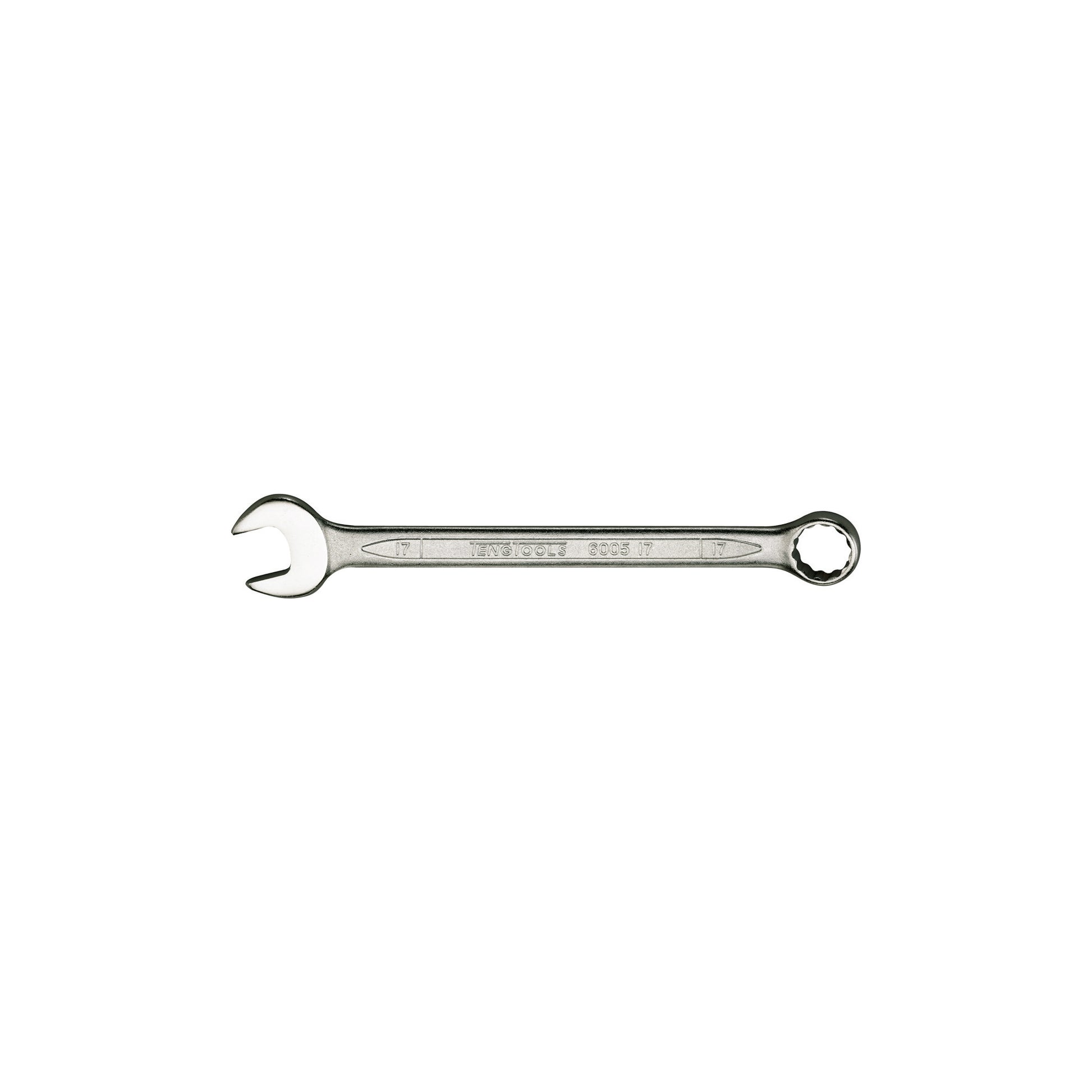 TENG Combination Spanner - 21mm, 12 Point, Satin Finish, 15° Offset Ends Qty 1