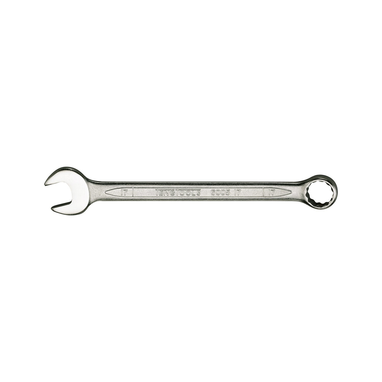 TENG Combination Spanner - 22mm, 12 Point, Satin Finish, 15° Offset Ends Qty 1