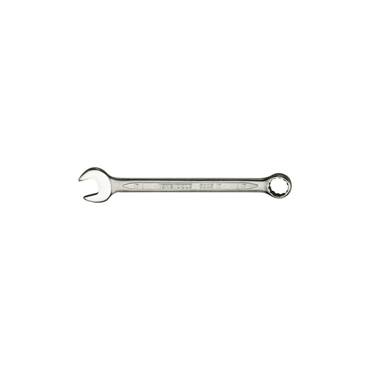 TENG Combination Spanner - 27mm, 12 Point, Satin Finish, 15° Offset Ends Qty 1